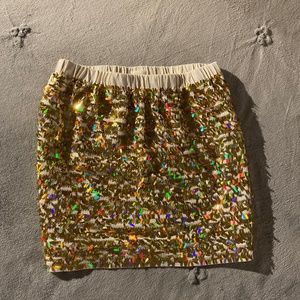 Sparkly Gold Skirt
